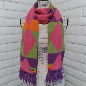 VTG United Colors of Benetton fringe scarf